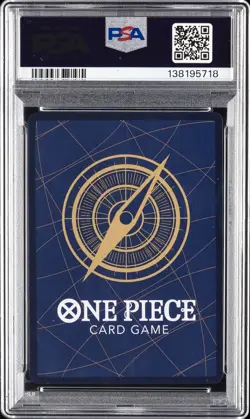 2022 ONE PIECE OP01-ROMANCE DAWN MANGA ALTERNATE ART #120 SHANKS PSA 10 - Image 2