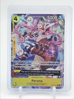 PERONA 2026 ONE PIECE THE AZURE SEA'S SEVEN RARE ALT ART OP14-111 Q5690 - Image 1
