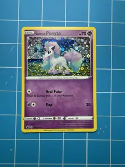 Galarian Ponyta HOLO - Pokemon Card SWSH013 25th Anniversary General Mills Promo - Image 1