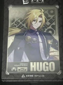 Zenless Zone Zero Hugo SILVER Metal Card ZZZ Anime Impulse Exclusive Series 1 - Image 1