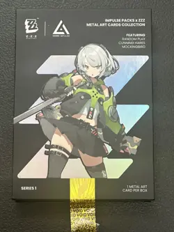 Zenless Zone Zero Hugo SILVER Metal Card ZZZ Anime Impulse Exclusive Series 1 - Image 2