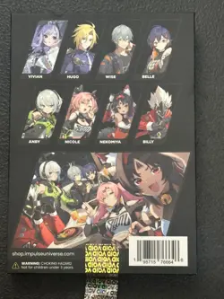 Zenless Zone Zero Hugo SILVER Metal Card ZZZ Anime Impulse Exclusive Series 1 - Image 3