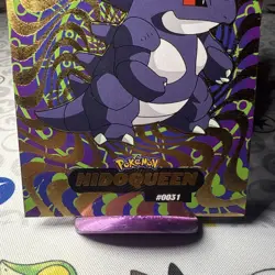 Shadow Box hit Crystal Card Collection Nidoqueen NON-TCG Pokemon Card Nintendo - Image 3