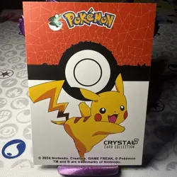 Shadow Box hit Crystal Card Collection Nidoqueen NON-TCG Pokemon Card Nintendo - Image 4