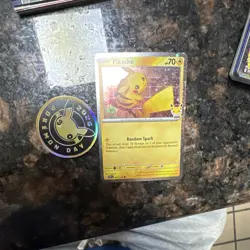 Pokemon TCG Pikachu Promo Stamped Holo Card Pokemon Day 2025 051/162 - Image 2