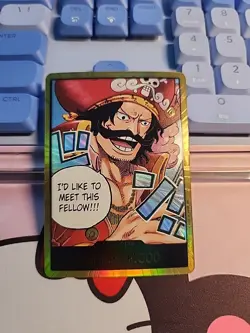 DON!! Card (Gol.D.Roger) Carrying On His Will Foil, ENGLISH NM! - Image 1