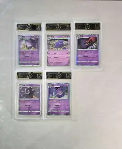 Lot*5 OCD 10 Pristine - Simplified Chinese Gengar Holo Rare Card Collection JL89 - Image 1