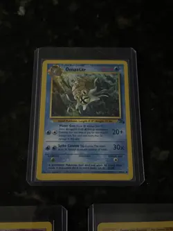 Pokemon TCG Fossil 1999 5 Card Lot – Omastar, Hypno, Graveler, Omanyte, Shellder - Image 2