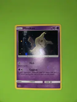 Mimikyu Pokemon TCG SM99 SM Promo Holo Basic 70 HP English Card - Image 1