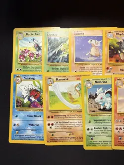 Vintage 1999 Pokemon 16 Card Lot Jungle Base, Set Fillers Rapidash Cubone Etc - Image 2