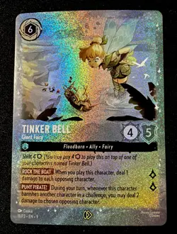 Tinker Bell Giant Fairy 11/P3 Foil - Lorcana Card #13X - Image 1