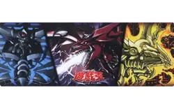 YuGiOh official Playmat Jump Festa 2021 limited Egyptian God Obelisk Osiris Ra - Image 4