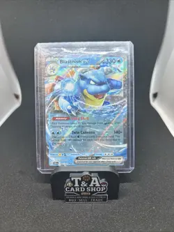 Blastoise ex 030/142 Stellar Crown Double Rare Pokemon Card 2024 Holo NM - Image 1