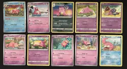 Pokemon TCG Slowpoke & Galarian Slowpoke Lot: 10 Card Collection Set - Image 1