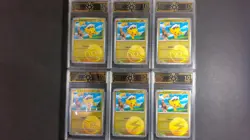 2025 Pokemon Chinese Captain Pikachu 6x Card Set All OCD 10 Graded MD28 - Image 1