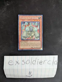 Gladiator Beast Hoplomus LCGX-EN239 | Secret Rare 1st Edition NM/M YuGiOh - Image 1