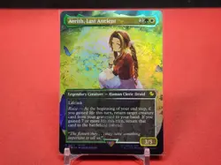 Aerith, Last Ancient (Borderless) (Chocobo Track Foil) Commander: Final Fanta NM - Image 1