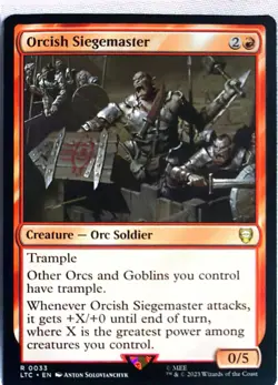 Orcish Siegemaster The Lord of the Rings Magic: The Gathering NM/M - Image 1