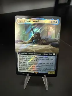 Rex, Cyber-Hound (Extended Art) (Surge Foil) UB: Fallout (955) Foil - MTG - Image 1