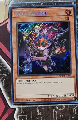 Yugioh Fabled Lurrie (Alt Art) BLMM-EN104 Secret Rare 1st Ed Near Mint - Image 1