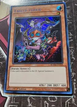 Yugioh Fabled Lurrie (Alt Art) BLMM-EN104 Secret Rare 1st Ed Near Mint - Image 5