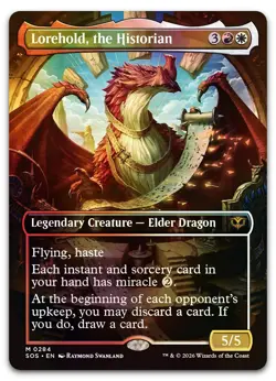 Lorehold, the Historian (Borderless) #284 (Foil) NM Secrets of Strixhaven - Image 1