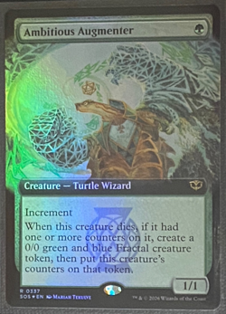 Ambitious Augmenter (Extended Art) Secrets of Strixhaven Foil MTG SOS #337 NM/M - Image 1