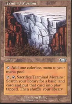 1x Terminal Moraine - Foil Heavy Play MTG Magic - Kid Icarus - - Image 1