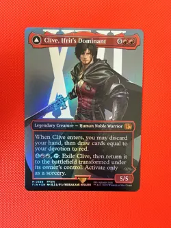 Clive, Ifrit's Dominant () (Borderless) Foil M FINAL FANTASY 385 NM - Image 1
