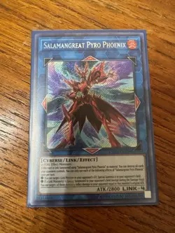 Yugioh! Salamangreat Pyro Phoenix - CHIM-EN039 - Secret Rare - Unlimited - NM - Image 1