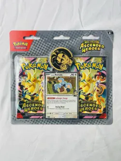 Pokemon TCG Ascended Heroes 2-pack Blister Pack Factory Sealed Larry's Komala - Image 1