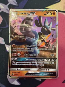 Pokemon TCG Lucario GX SM100 SM Promo - Image 1