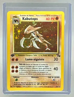Kabutops 1999 Pokemon Fossil 1st Edition #9 Holo (B) - Image 1