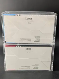 2x Pokemon Black Bolt White Flare Sealed Booster Bundle Display Case W/Acrylic - Image 2