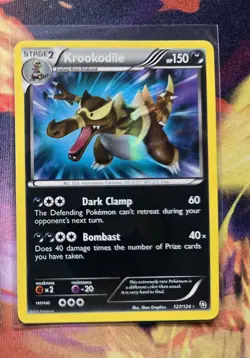 Pokemon Krookodile Secret Rare Stage 2 Holo Dragons Exalted 127/124 - Image 1