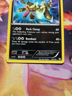 Pokemon Krookodile Secret Rare Stage 2 Holo Dragons Exalted 127/124 - Image 3