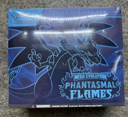 Pokemon TCG Mega Evolution Phantasmal Flames Elite Trainer Box ETB - Image 1