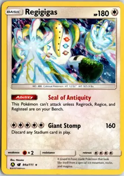 Regigigas 84a/111 Holo P Alternate Art Promos Pokemon Holo NM/M - Image 1