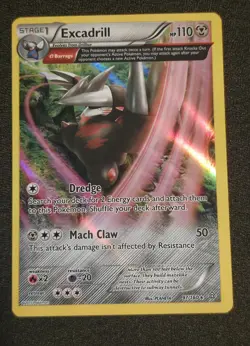 Pokemon Excadrill TCG Primal Clash Reverse Holo Holo Rare Card 97/160 NM - Image 1