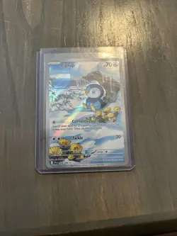 Piplup Pokemon TCG Pocket Illustration Rare Card - Image 1