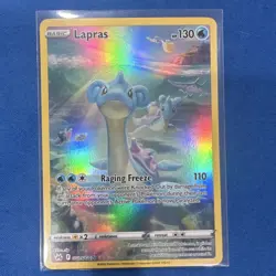 Pokemon Lapras Ultra Rare Full Art Holo GG05/GG70 Crown Zenith 130 HP English - Image 1