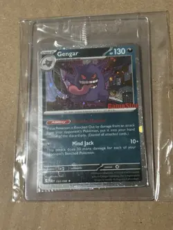 Pokemon TCG Sealed Gengar Gamestop Stamped Holo Promo #50 - Image 1