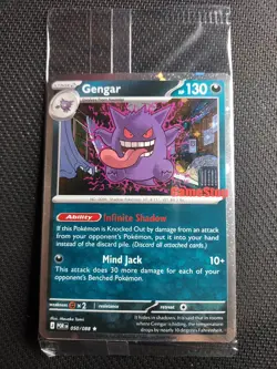 Pokemon TCG Sealed Gengar Gamestop Stamped Holo Promo #50 - Image 1