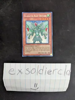 Gladiator Beast Bestiari LCGX-EN237 | Secret Rare 1st Edition NM/M YuGiOh - Image 1