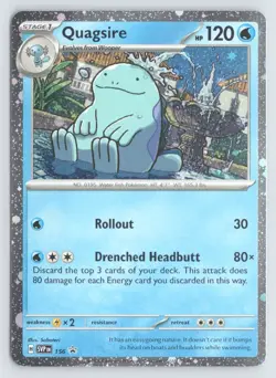 Quagsire 156 Pokemon Scarlet & Violet Promo Holo Promo Near Mint - Image 1