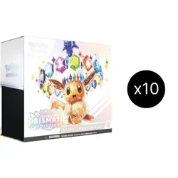 Pokemon TCG Prismatic Evolutions Case of 10x Sealed Elite Trainer Box ETB - Image 2