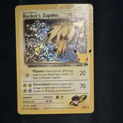 Pokemon Rocket's Zapdos Holo 25th anniversary 15/132 70 HP - Image 1