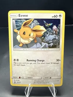 Pokemon TCG Eevee sM Black Star Promo SM 235 Holo Card - Image 1