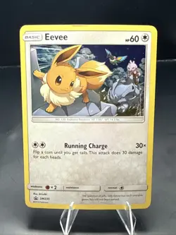 Pokemon TCG Eevee sM Black Star Promo SM 235 Holo Card - Image 2