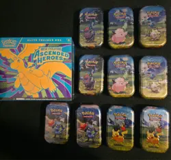 Pokemon Ascended Heroes Elite Trainer Box With 10x Ascended Mini Tins New/Sealed - Image 2